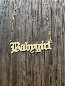 Baby Girl Necklace