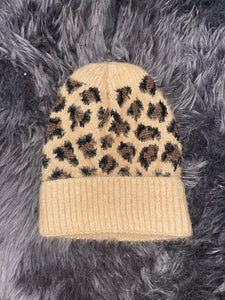 Leopard Print Beanie