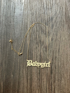 Baby Girl Necklace